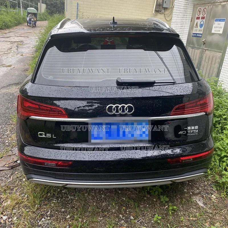 Alerón estilo V para Audi Q5 Q5L 2019 2020 2021 2022 2023, Material ABS de alta calidad, accesorios para alas de maletero trasero de coche, Kit de carrocería - imagen 3