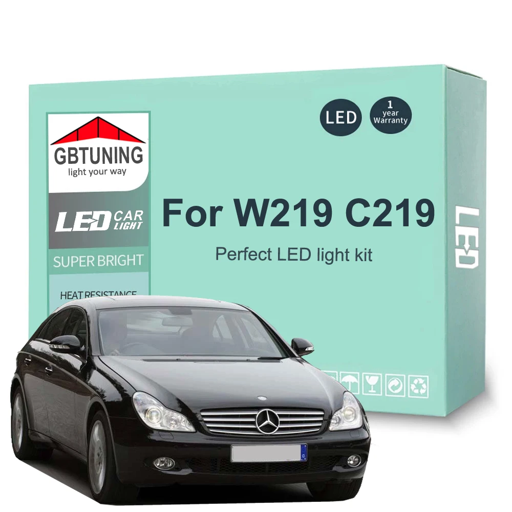 Kit luces LED interiores Mercedes CLS W219 2004-2010