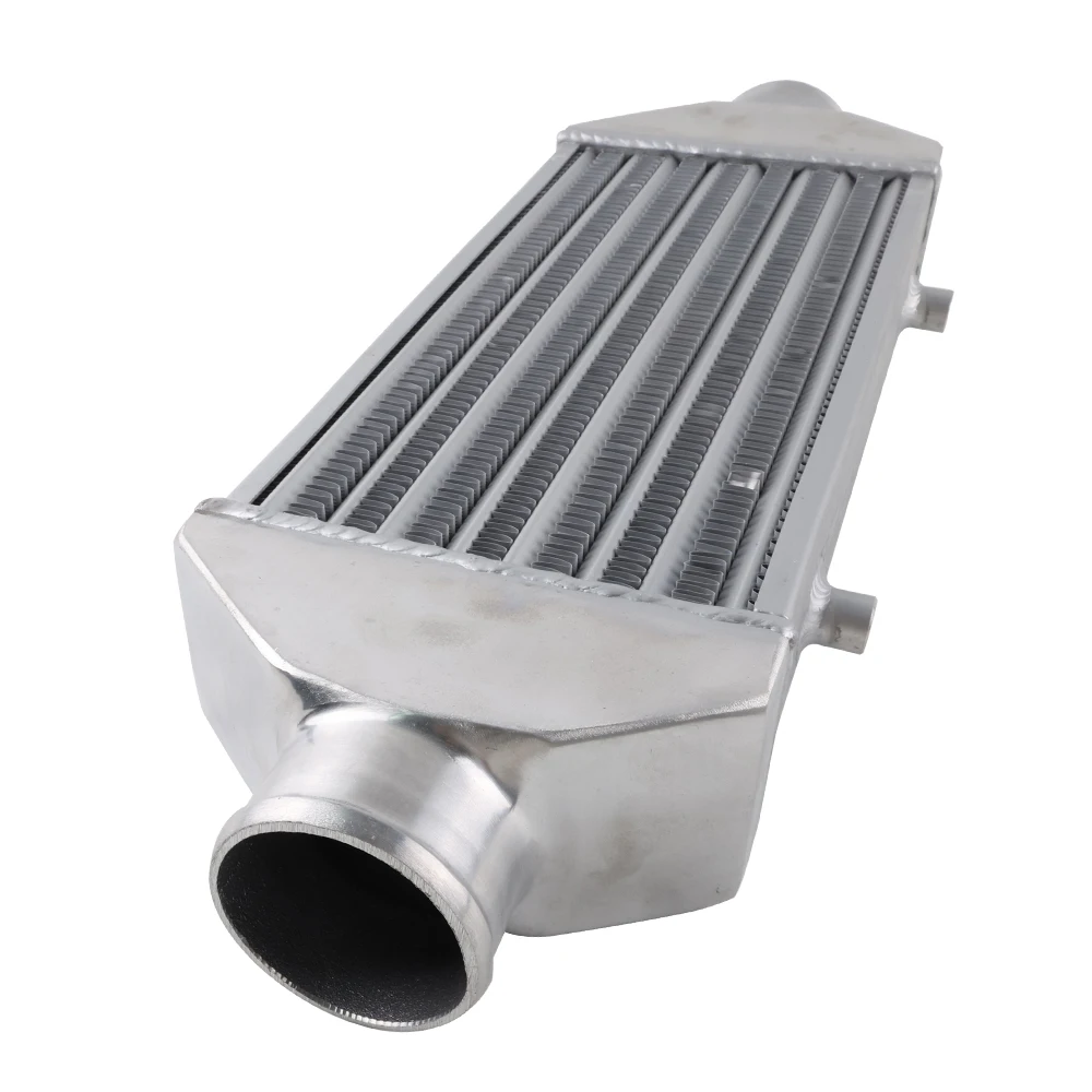 Vista lateral del intercooler turbo universal