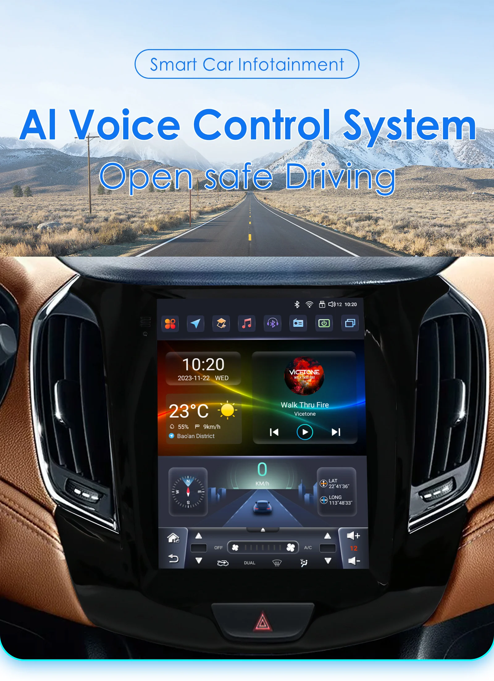 Cámara 360 para Chevrolet Cruze J300 2015-2018 con autoradio