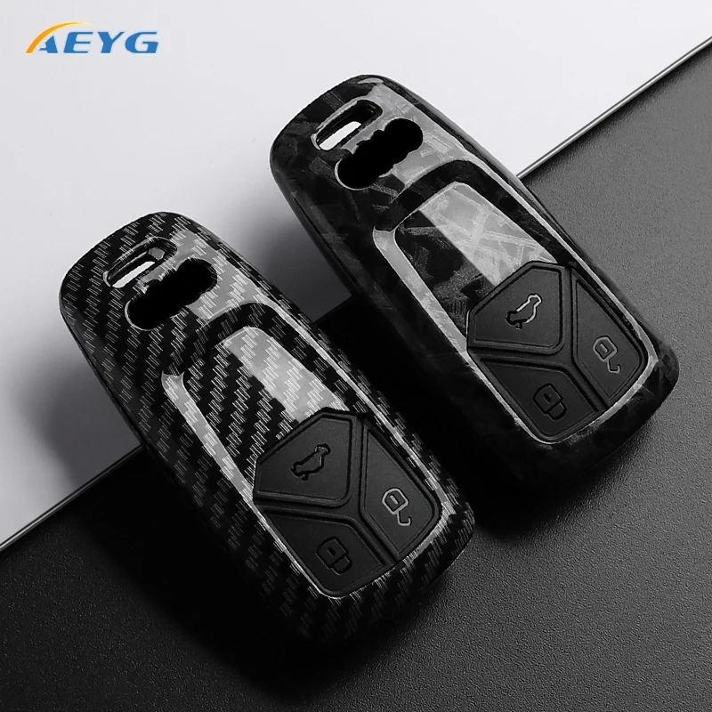 Funda llave Audi ABS fibra de carbono – A4 B9, A5, Q5 y Q7 - imagen 5