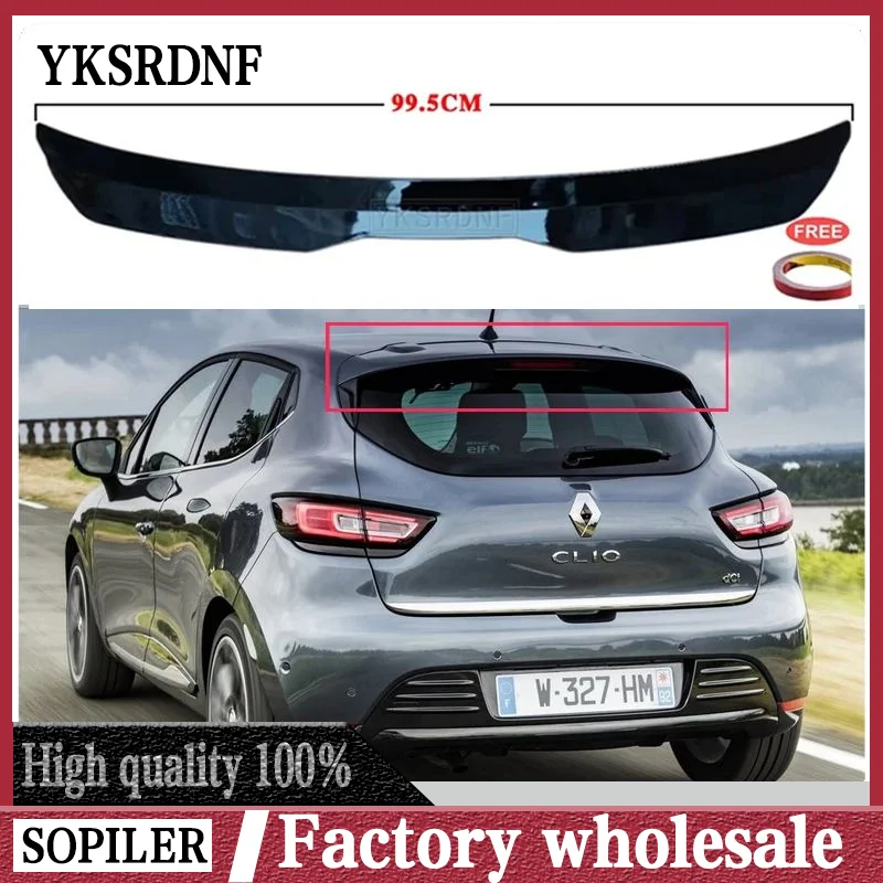 Alerón trasero fibra carbono para Renault Clio 4 deportivo