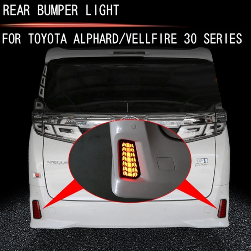 Luces LED antiniebla traseras Toyota Alphard Vellfire AH30 - imagen 4