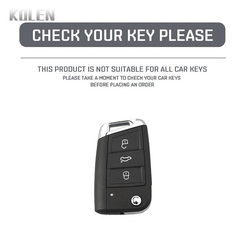 Funda llave compatible VW Golf 7 Tiguan SEAT Leon Skoda Octavia - imagen 2