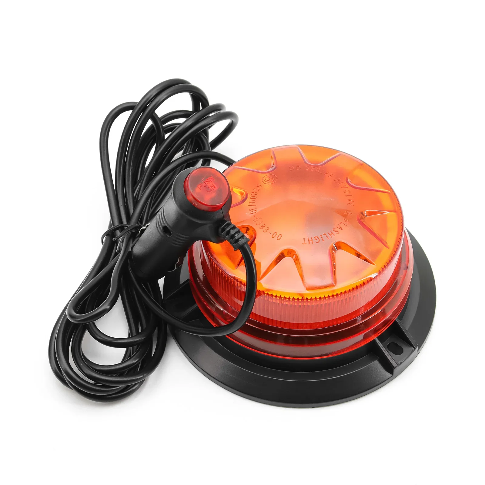 Luz estroboscópica LED con base magnética para coche y camión
