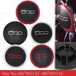 Tapacubos CA 68078421 para Fiat 500 - Juego rueda