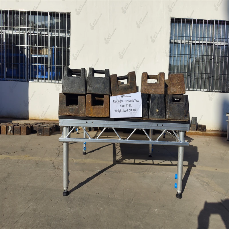 Plataforma de podio portátil de aluminio Topfinger para escenario - imagen 5