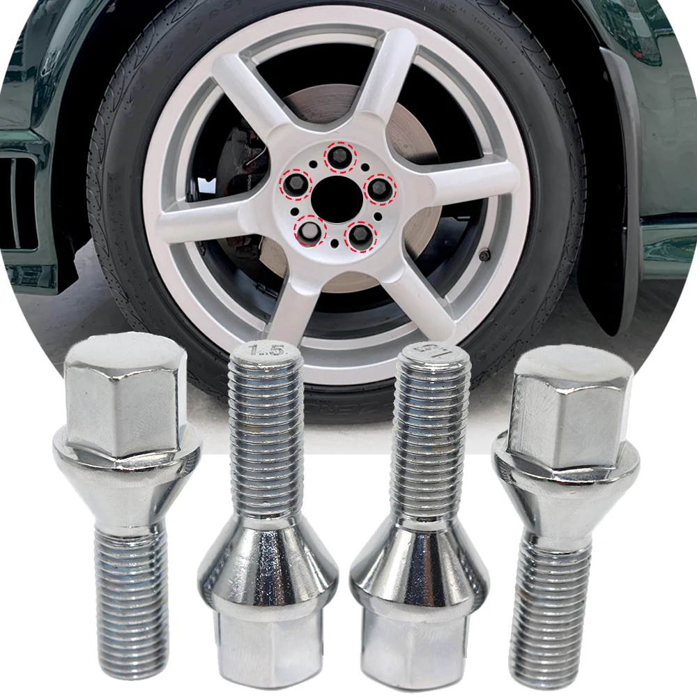 Opel 1008504 Tornillo de rueda largo para Astra, Corsa y Vectra