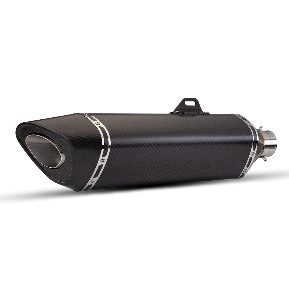 Silenciador escape con logotipo láser compatible Kawasaki ER6N Z800 Suzuki SV650