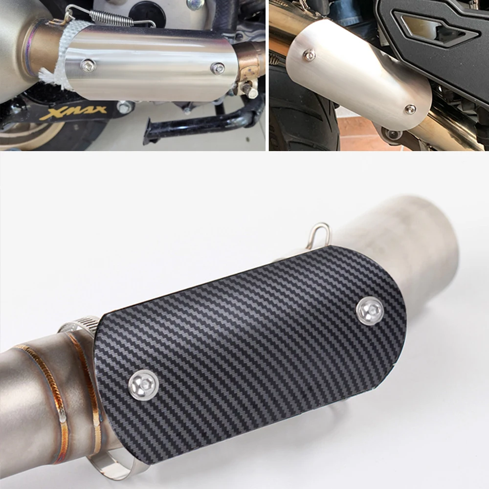 Protector de silenciador para motocicleta – cubierta antitérmica - imagen 4