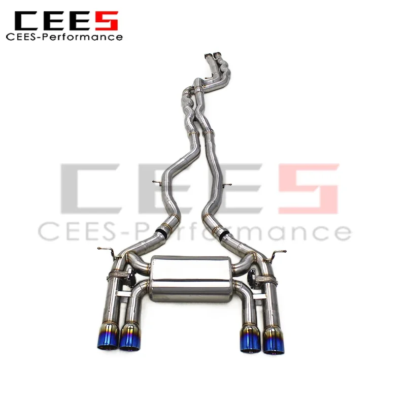Escape catback cees SUS304 Valvetronic BMW M3/M4 F80/F82 - imagen 3