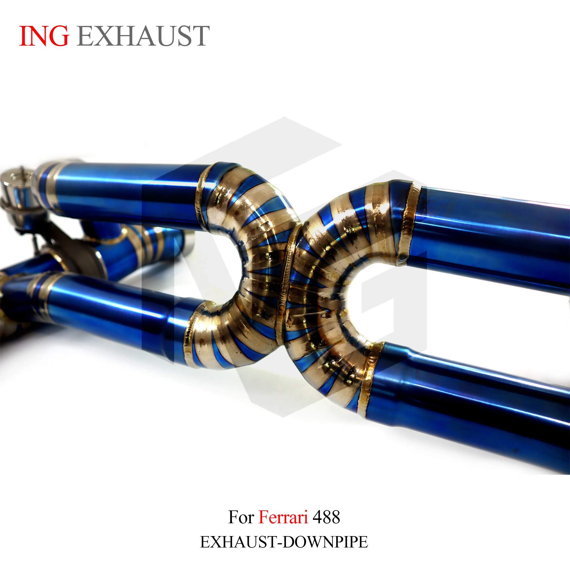 ING Parts Escape titanio Ferrari 488 GTB 3.9 V8 - imagen 4