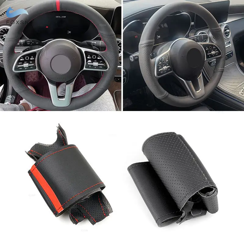 Funda de volante cuero perforado Mercedes-Benz Clase A/C/E/S/G