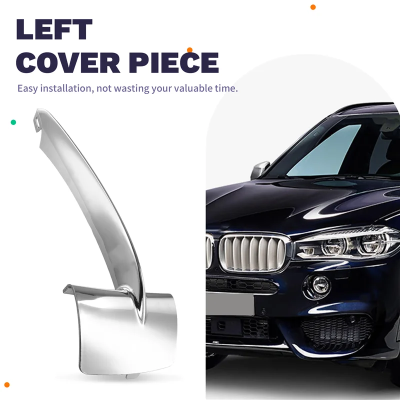 Rejilla cromada izquierda BMW 51117325395 para X5 F15 2014-2018 - imagen 3