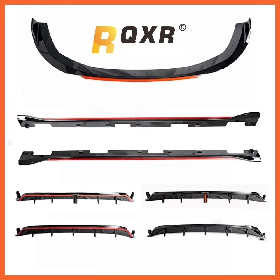 ZEEKR 001 kit carrocería faldones laterales labio trasero negro rojo