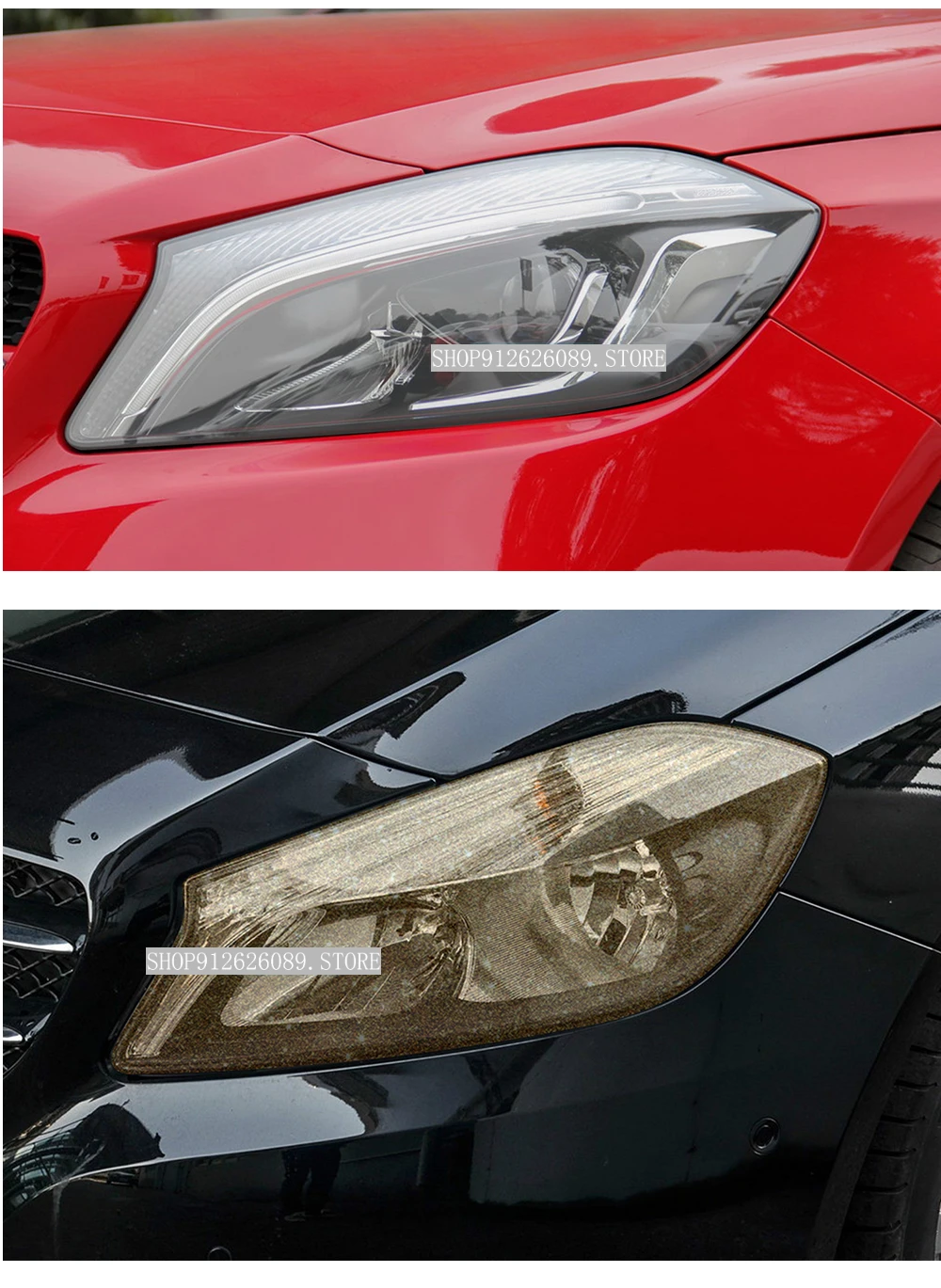 Película protectora de faros para Mercedes-Benz Clase A W176