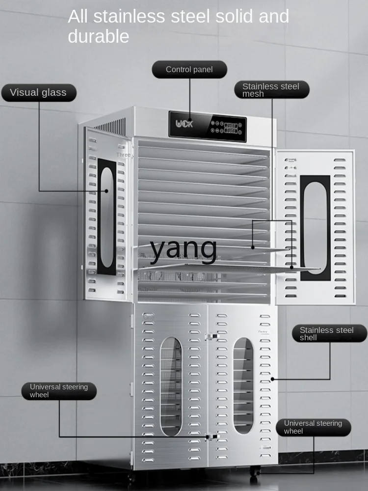 Jq Tostador de salchichas Secador doméstico Comida Comercial Frutas y verduras Longans Mariscos Alimentos - imagen 4
