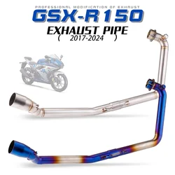 Colector escape Suzuki GSXR125/150 2017-2024 Aceroinox 51mm