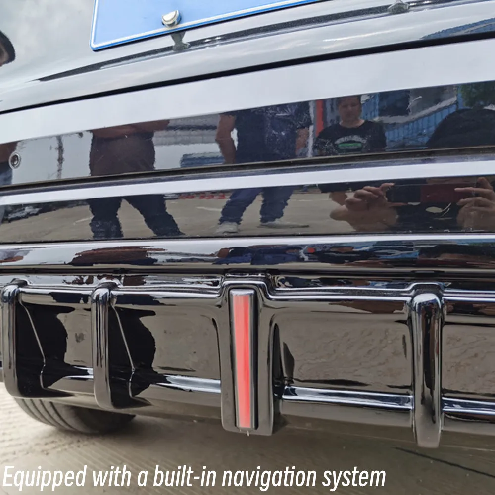 Para Geely Xingyue L Monjaro 2021-2024 difusor de parachoques trasero de coche divisor alerón doble salida tubo de escape accesorios parte - imagen 4