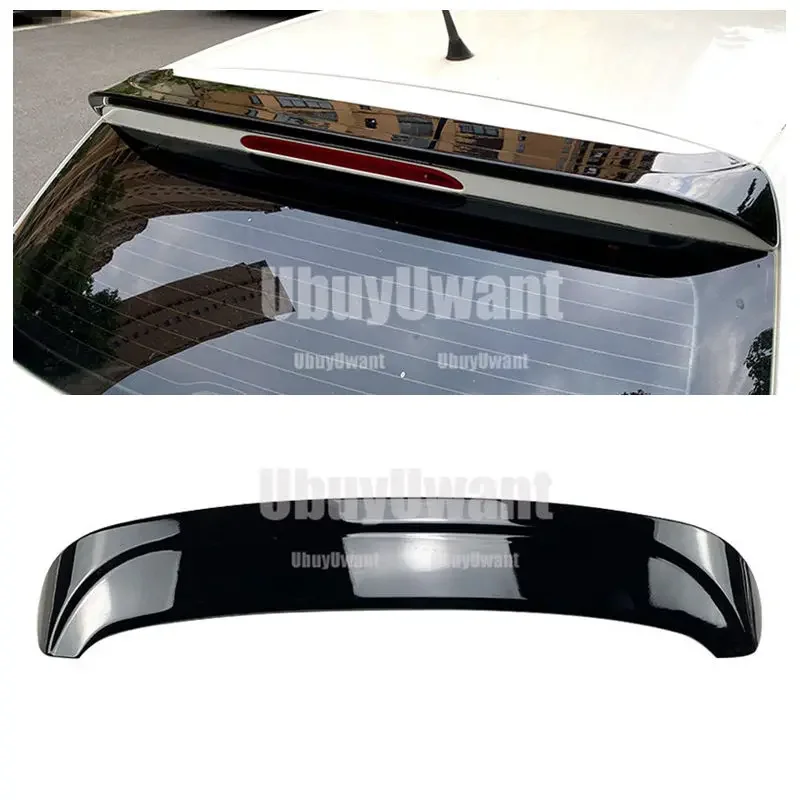 Brillante para VW Golf 5 MK5 GTI R32, divisor de puerta trasera, alerones de labio, alerón superior para maletero de techo trasero, labio de ala - imagen 2