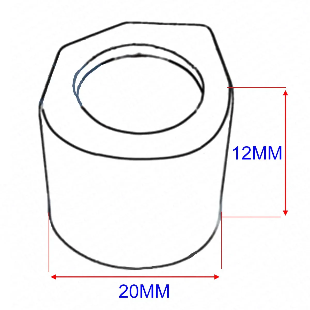 Rodillo variador Polydon 20x12 11G-17G para Yamaha Majesty 250, Aprilia, MBK, Linhai - imagen 3