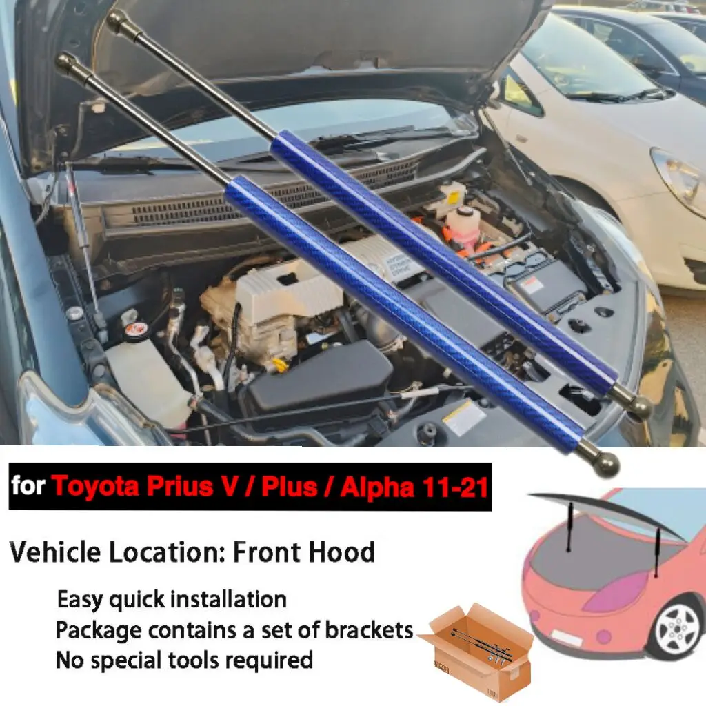 Amortiguadores capó delantero para Toyota Prius+ 2011-2021