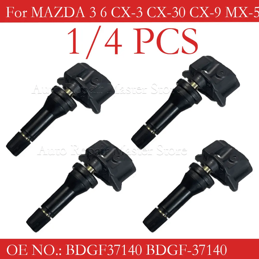 Sensor TPMS BDGF-37140 315 MHz para Mazda 3, 6, CX-30, CX-9 y MX-5