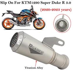 Silenciador de escape KTM 1290 Super Duke R, titanio 2020-2023
