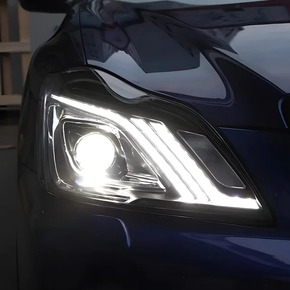 Lámparas delanteras de coche para Toyota Crown 2003-2009, montaje de faros de coche, actualización LED, lente de proyector de alta calidad, herramientas, accesorios - imagen 2