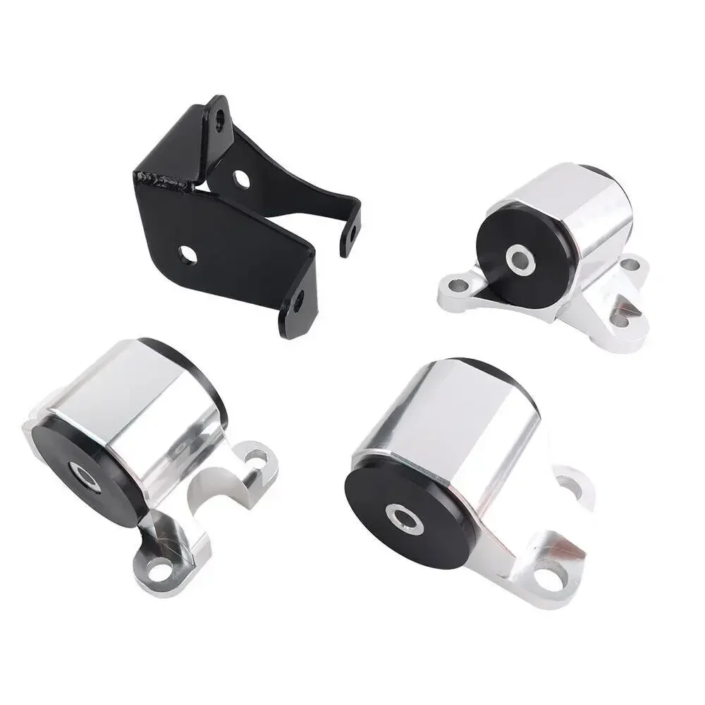Soportes de Motor Plateados - Honda Civic EK 1996-2000 B16 B18 Serie - imagen 3
