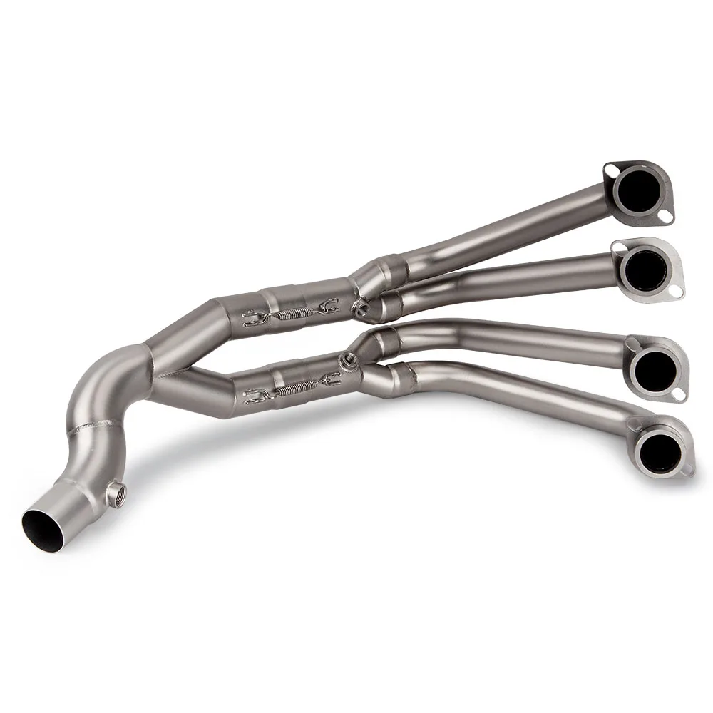 Tubo de enlace de escape inoxidable 45 mm para Yamaha YZF-R6 2017-2025 - imagen 2