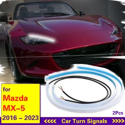 Luz LED DRL Mazda MX-5 2016-2023 flexible para señal de giro