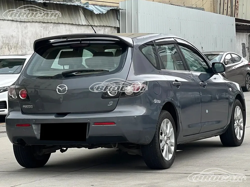 Alerón maletero Mazda 3 Hatchback 2006-2012 ABS negro brillo