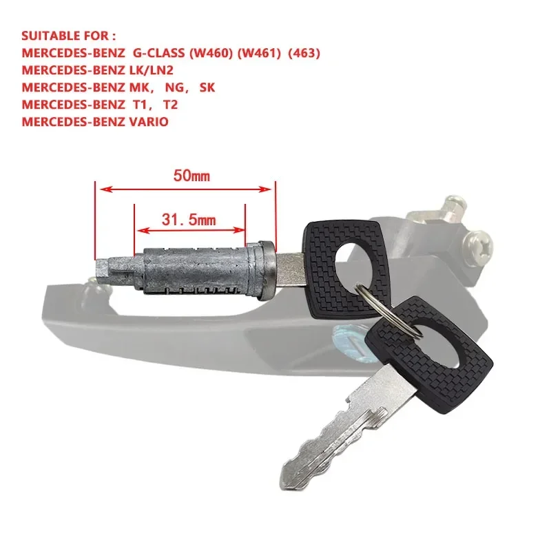 Kit manija puerta Mercedes Clase G W460 W461 +cerradura 4cilindros - imagen 2