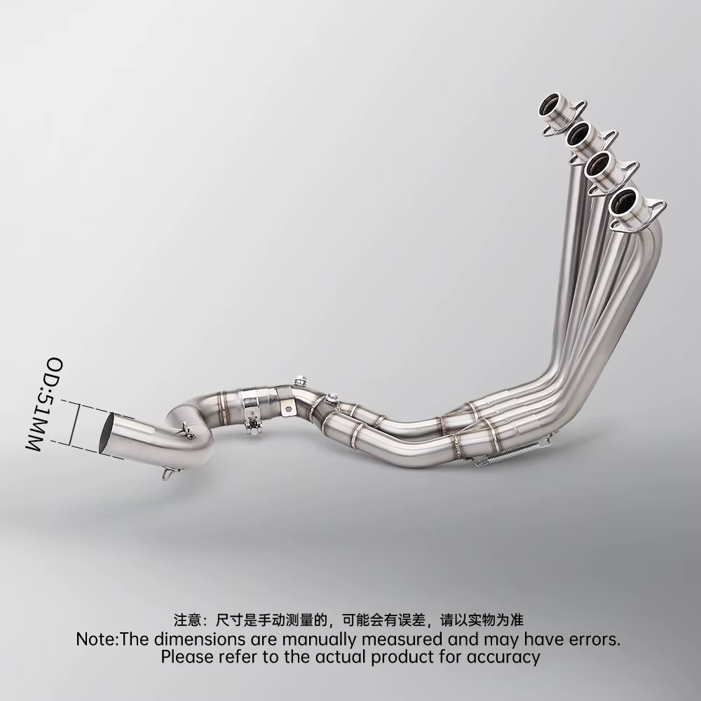 Tubo de enlace de escape con 2 sondas lambda para Honda CBR650/CB650F - imagen 2