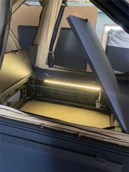 Camper elevable de aluminio para camioneta Toyota Tacoma