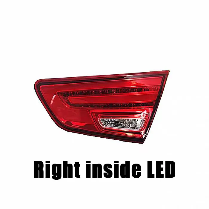 Lámpara trasera de automóvil con lente transparente