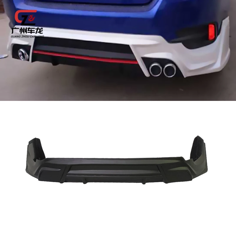 Kit carrocería ABS Honda Civic 2016-2018 delantero trasero faldón - imagen 4