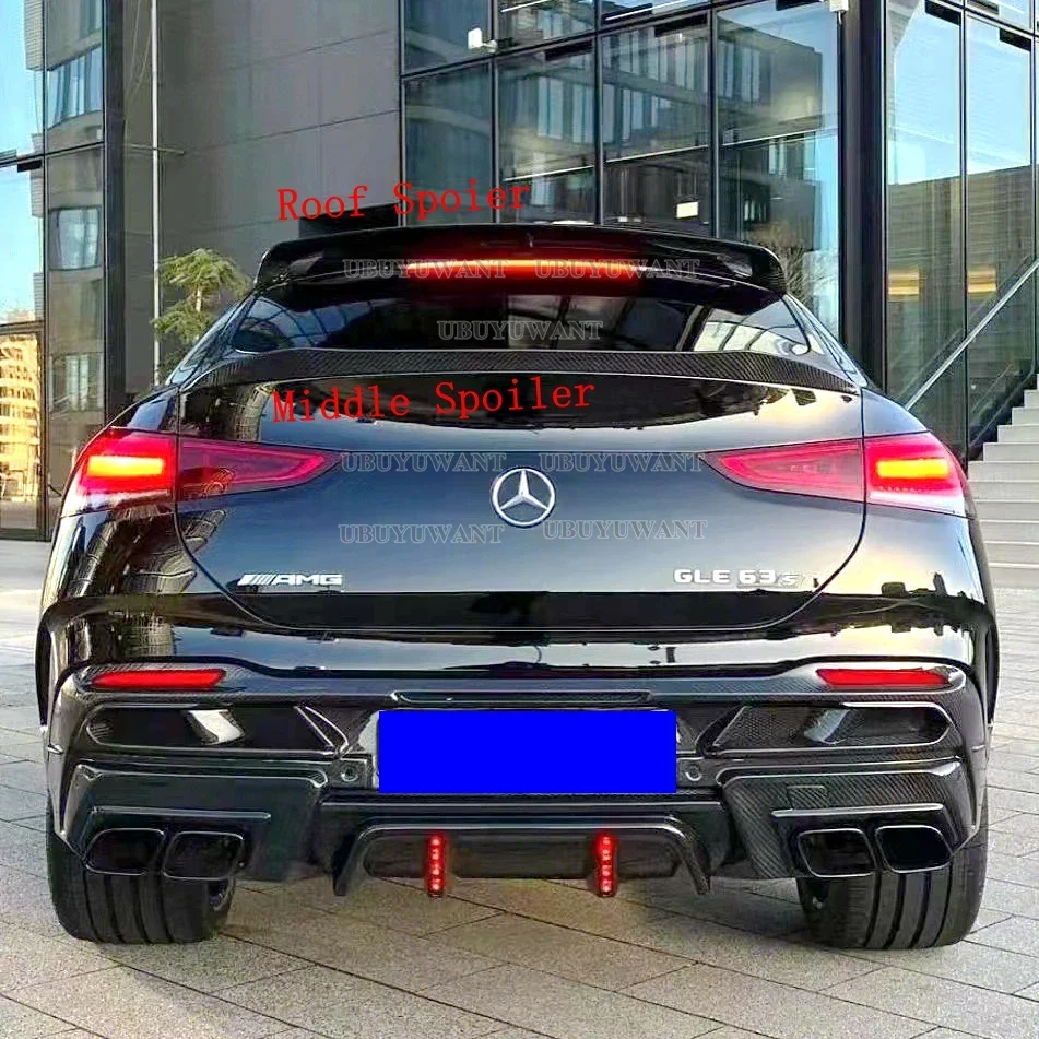 Alerón trasero fibra de carbono Mercedes GLE Coupé C167 53/63 - imagen 4