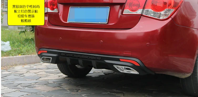Alerón trasero ABS para Chevrolet Cruze 2008-2016 difusor cenefa negro - imagen 5