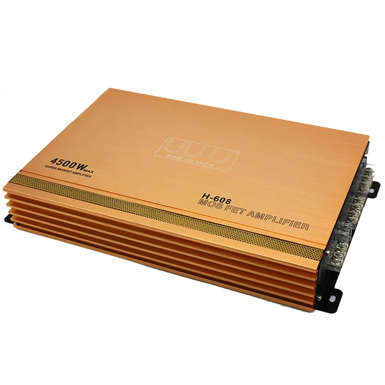 Amplificador 4 canales H-608 alta potencia para coche - imagen 5