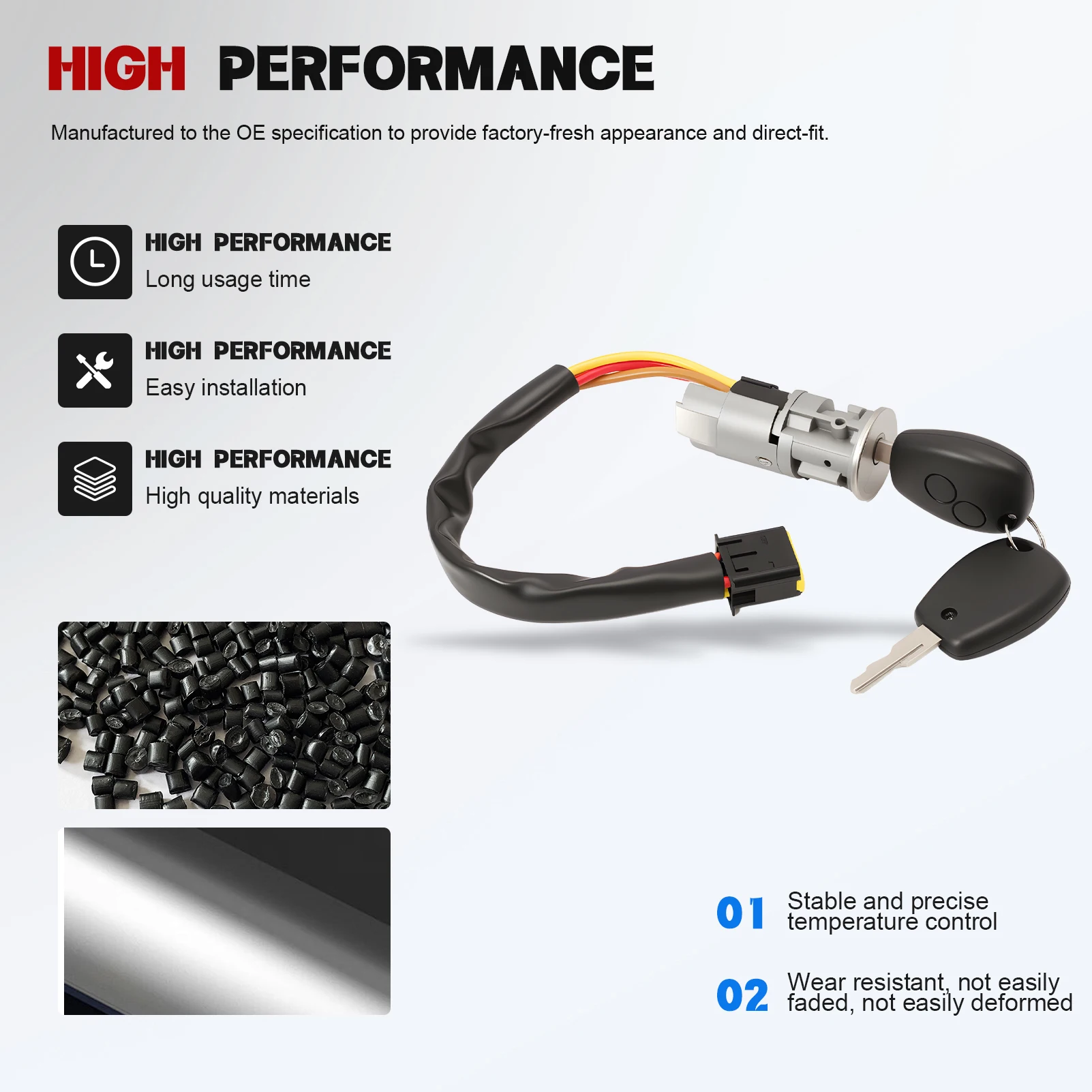 Cerradura de volante para Dacia Logan, Sandero, Clio II y Twingo - imagen 3