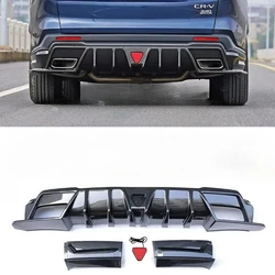 Difusor parachoques trasero LED Honda CRV 2023 – fibra carbono