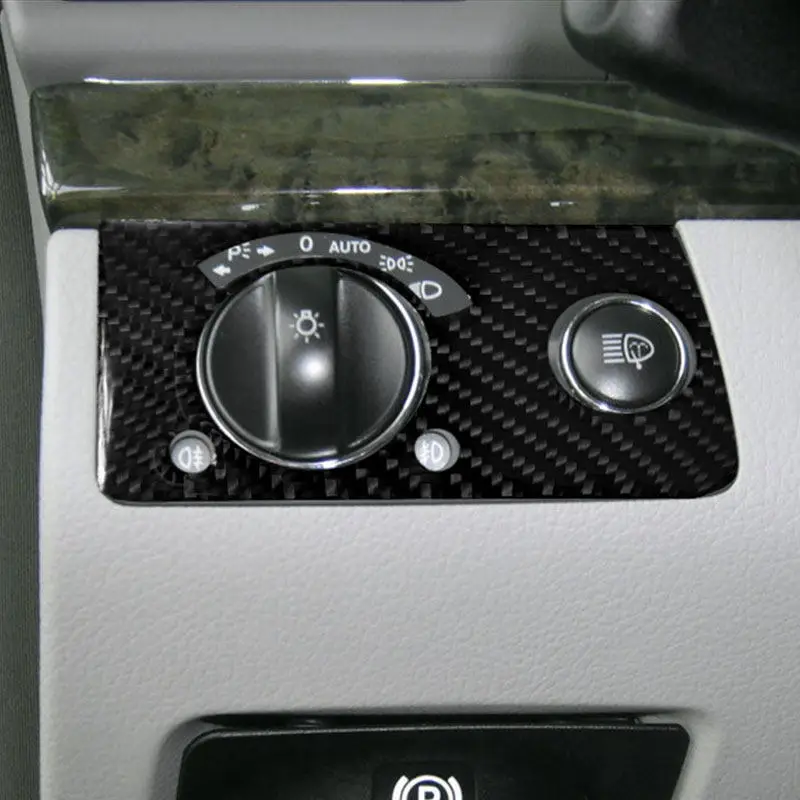 Embellecedor de fibra de carbono para luces Mercedes Clase E W211 - imagen 3