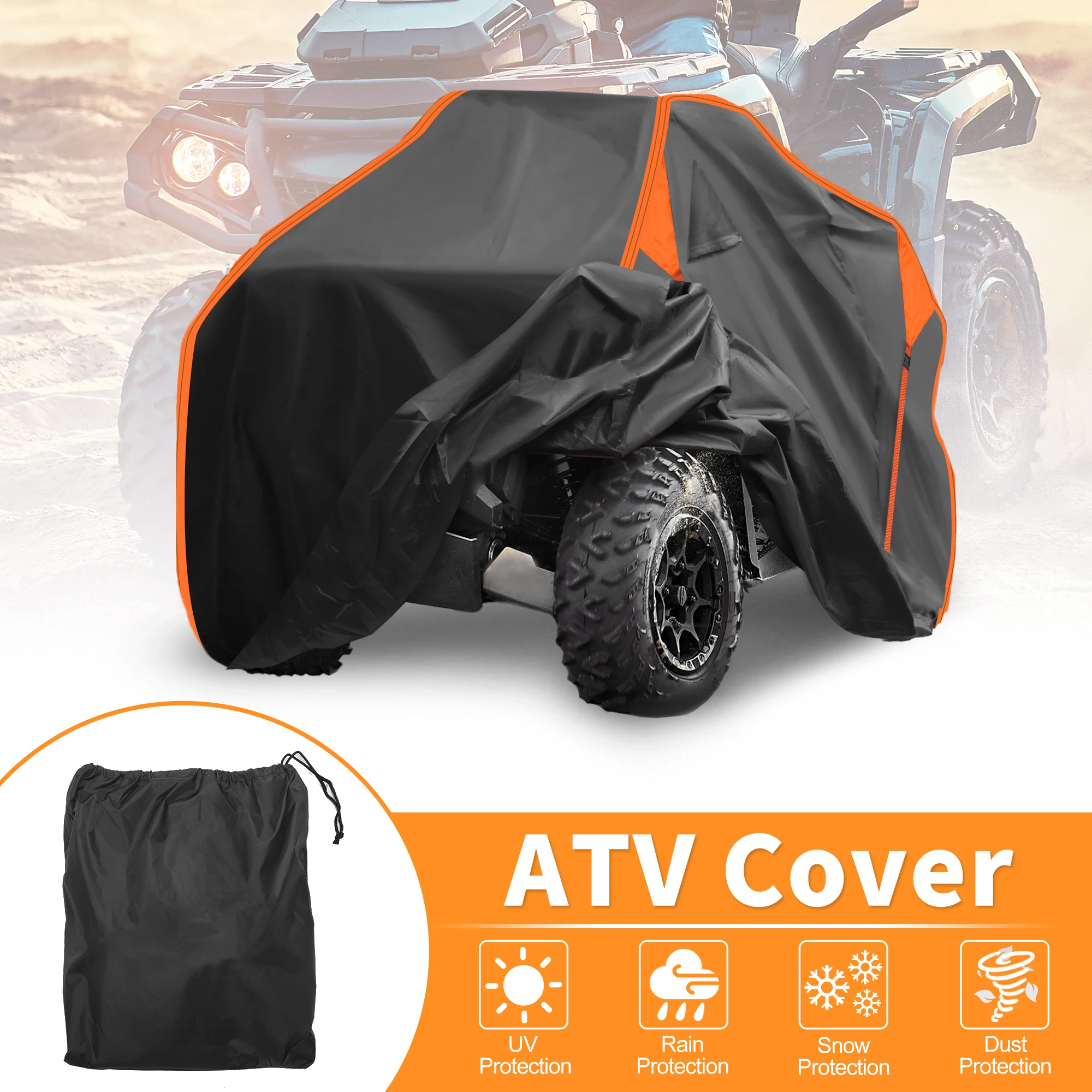 UXCELL cubierta impermeable ATV para Polaris Sportsman 850/1000 X MR - imagen 3