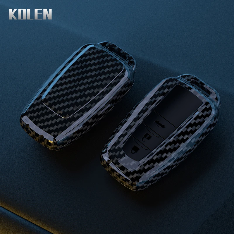 Funda de llave Toyota fibra de carbono para Prius, Corolla y RAV4