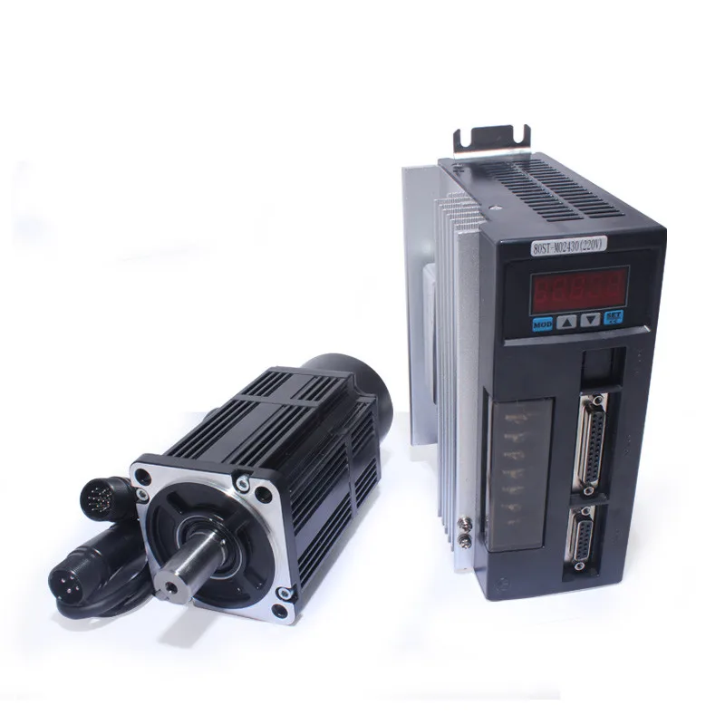 1.5KW 5N.M 3000RPM 220V AC Servomotor 110ST-M05030 Kit de servomotor de CA con accionamiento AASD-30A - imagen 2