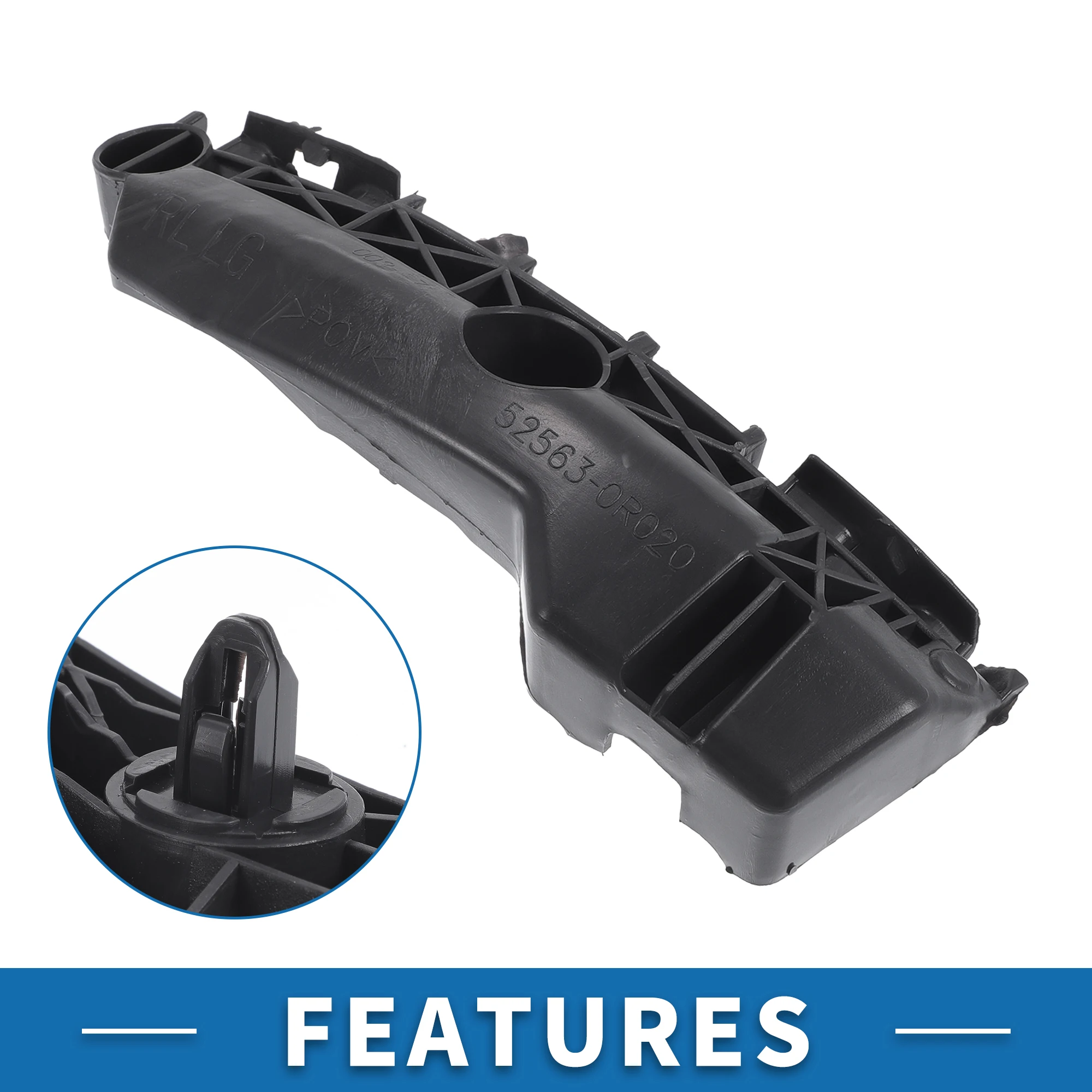 UXCELL 525630R020 Soporte izquierdo de paragolpes trasero Toyota RAV4 2005-2013 - imagen 5