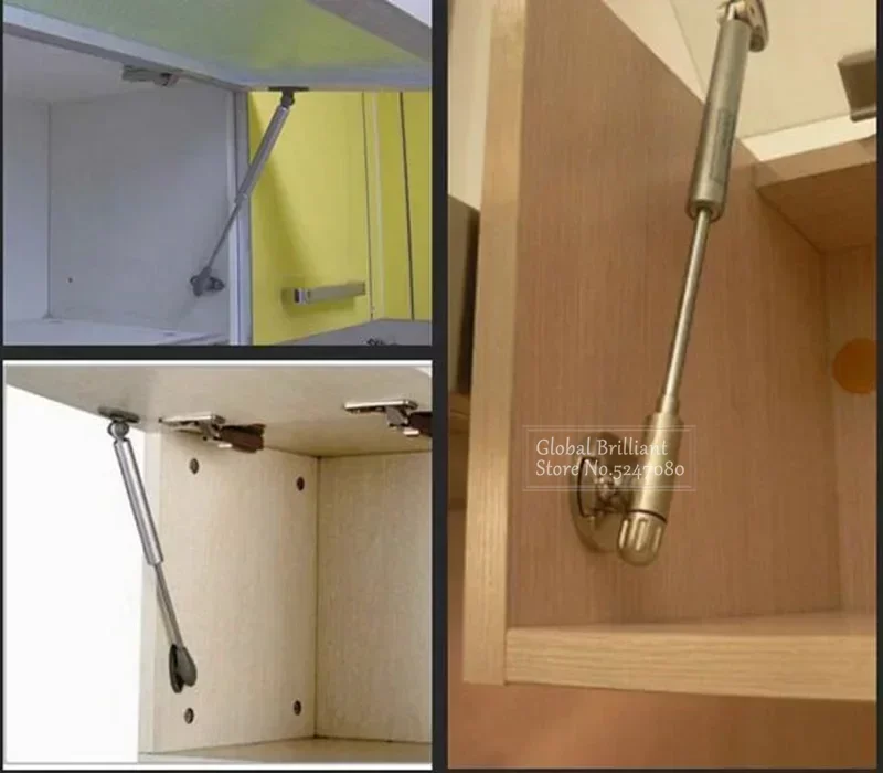 Ejemplo de soporte elevador para panel abatible