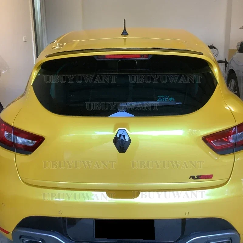 Alerón de techo de ABS negro brillante para Renault Clio IV RS
